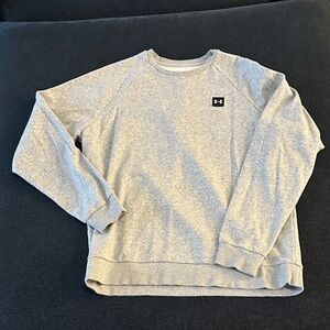 Under Armour Men's Light Gray Crewneck Sweater